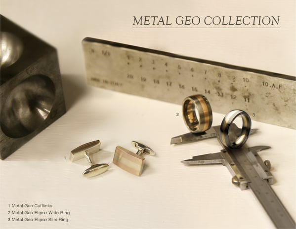Stephen Einhorn Metal Geo Collection -Mens Designer Jewellery by Stephen Einhorn London