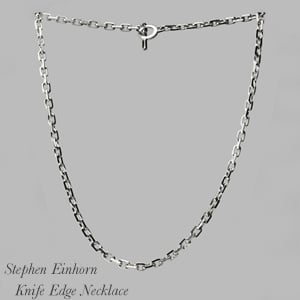 Stephen Einhorn Knife Edge Slim Necklace