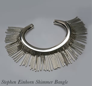 Stephen Einhorn Women's Designer Shimmer Bangle - Worn By Pixie Lott on Vogue - Jewellery London